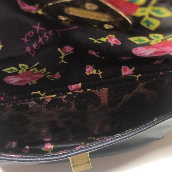 BETSEY JOHNSON ANIMAL PRINT & ROSES LITTLE BACKPACK - Picture 6 of 16